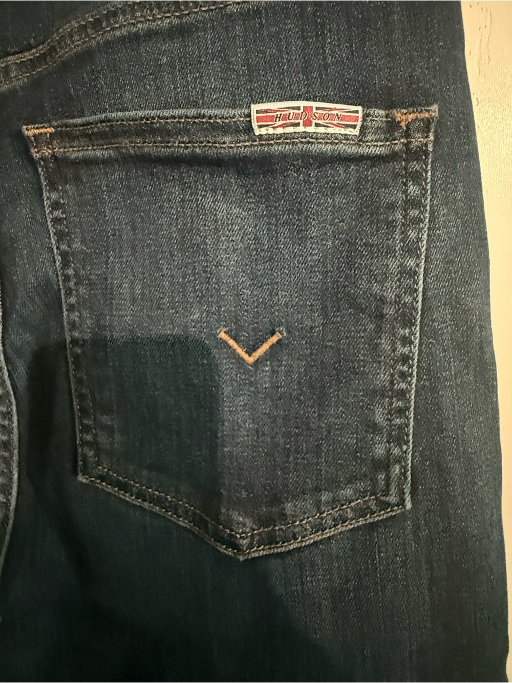Hudson Jeans Women’s High-Rise Dark Blue Skinny Jeans size 29 - Picture 3 of 8